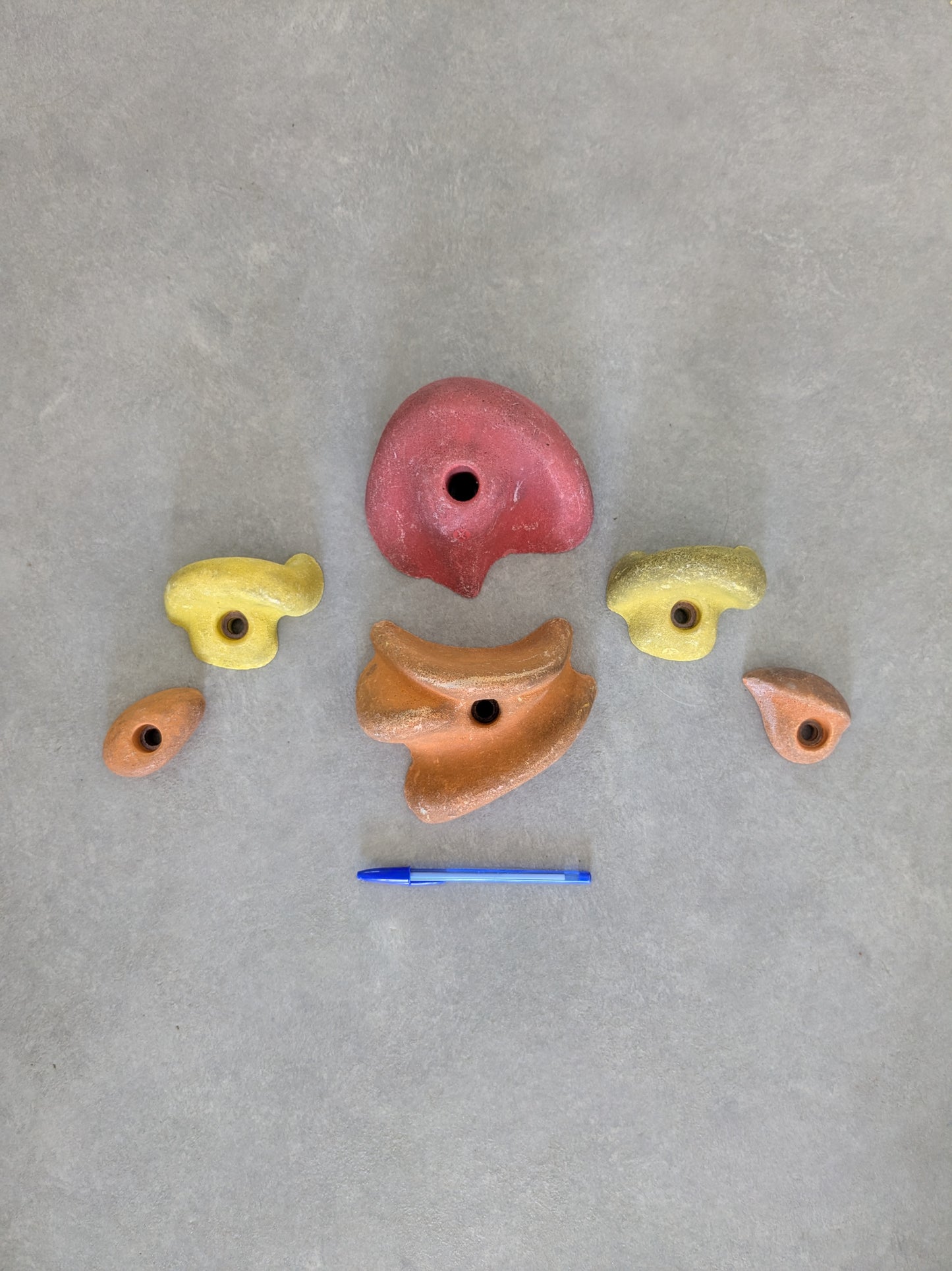 Lot de 6 prises d'escalade d'occasion