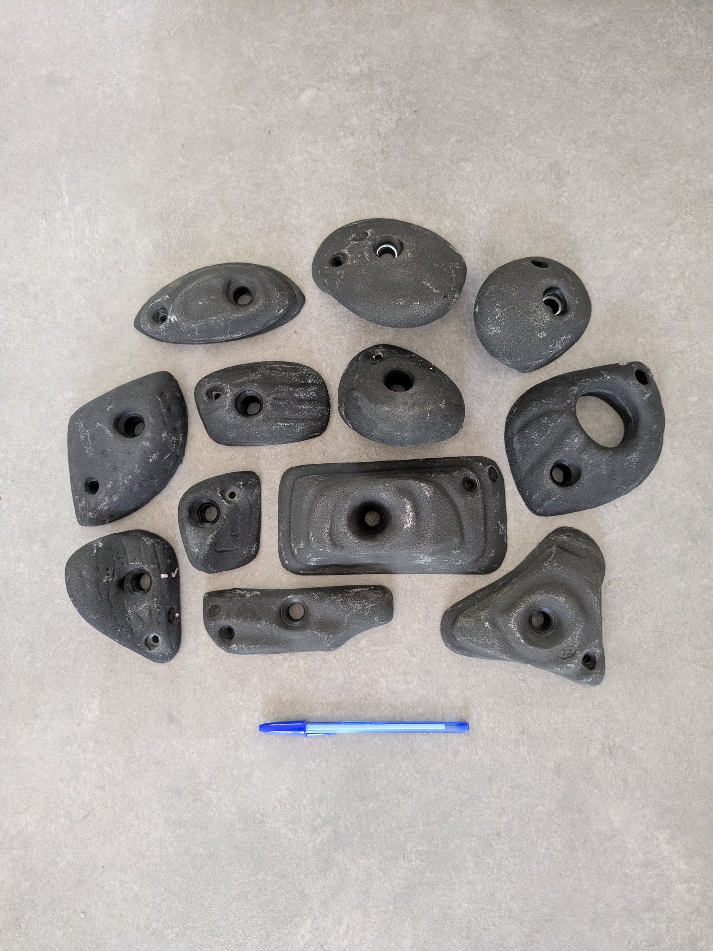 Lot de 12 prises d'escalade d'occasion