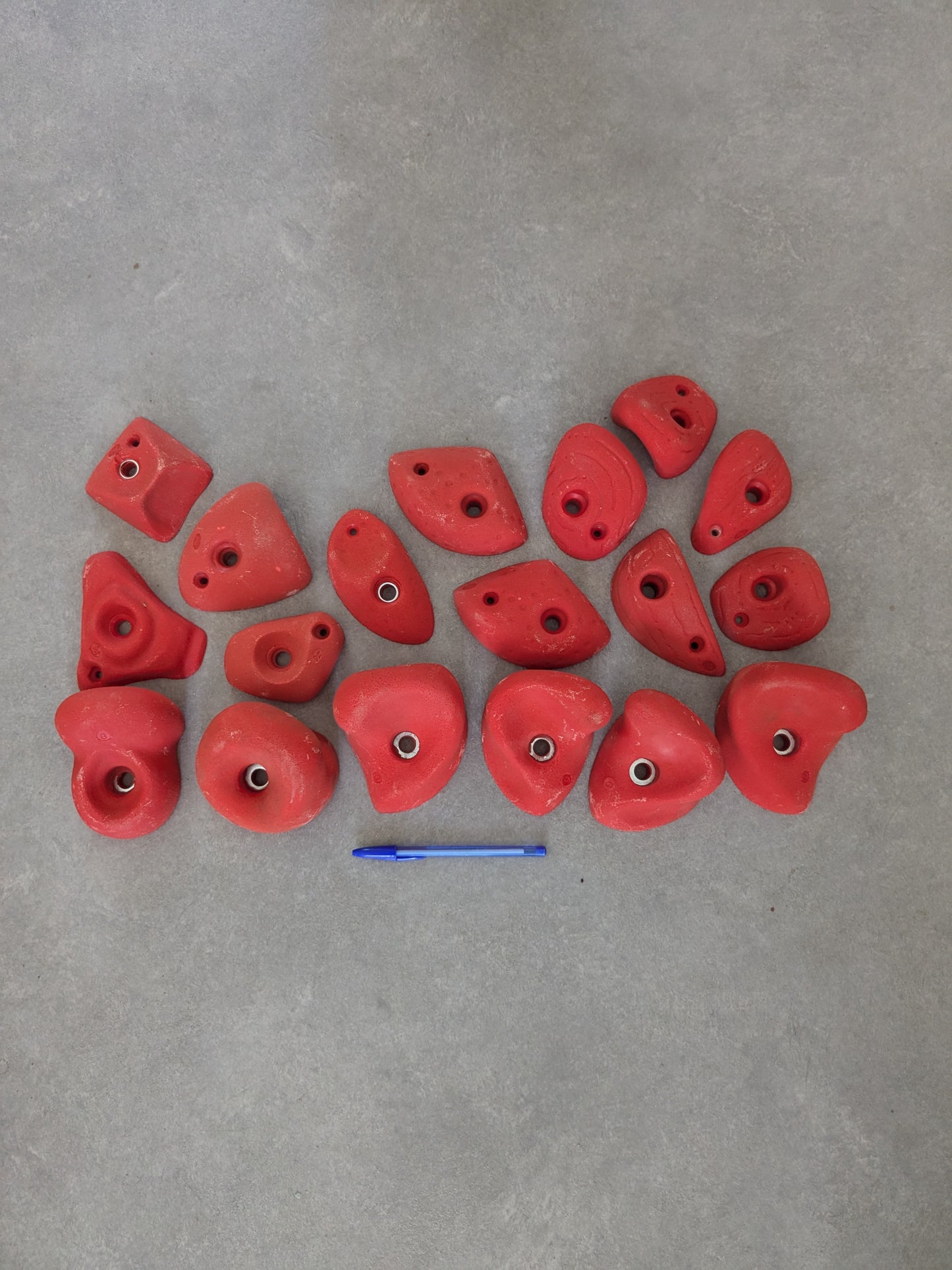 Lot de 18 prises d'escalade d'occasion