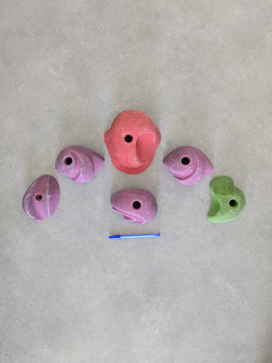 Lot de 6 prises d'escalade d'occasion